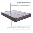 Ver imagem 5 de Colchão de Casal 138x188x14cm D28 Cosmos Colchoarte Cinza