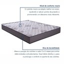 Ver imagem 4 de Colchão de Casal 138x188x14cm D28 Cosmos Colchoarte Cinza
