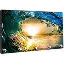 Ver imagem 3 de Porta Chaves Surf Surfista Prancha Praia Esportes Mar Onda Organizador Chaveiros