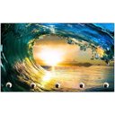 Ver imagem 1 de Porta Chaves Surf Surfista Prancha Praia Esportes Mar Onda Organizador Chaveiros