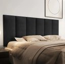 Ver imagem 3 de Cabeceira Modular Sonho King 60x200 Em Corino Preto