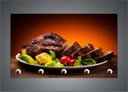 Ver imagem 2 de Porta Chaves Churrasco Carne Churrascaria Assada Organizador Chaveiros