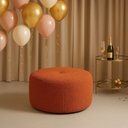 Ver imagem 1 de Puff Orgânico para Sala de Estar 80cm Boucle Rita
