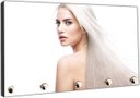 Ver imagem 2 de Porta Chaves Salão De Beleza Maquiagem Manicure Cabeleleira Organizador Chaveiros