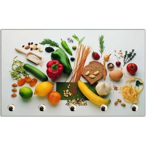 Porta Chaves Nutricionista Nutrição Frutas Médicos Consultórios Organizador Chaveiros