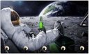 Ver imagem 1 de Porta Chaves Astronauta Lua Cerveja Planetas Universo Cosmos Estrelas Espaço Organizador Chaveiros