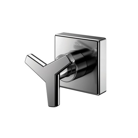Acabamento para Registro Docol City 877148 DocolBase 1/2", 3/4" e 1" Grafite Polido