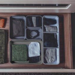 Organizador de Gaveta ou Organizador de Maquiagem Multiuso G Chumbo - 2