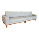 Ver imagem 2 de Sofá Arménia | Base Madeira & Tecido Acquablock Impermeável | Bipartido | 4 Lugares | 300cm | Cinza