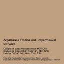 Ver imagem 2 de Argamassa Piscina Aut. Impermeável Cor Caju 1kg