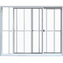 Ver imagem 1 de Vitro de Aluminio 2 Folhas com Grade Linha Leve:1,00 X 1,20/branco