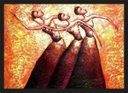 Ver imagem 5 de Quadro Decorativo Abstrato Linhas Arte Modernas Salas Decorações Recepção Interiores Com Moldura