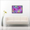 Ver imagem 2 de Quadro Decorativo Abstrato Linhas Arte Modernas Recepção Escritórios Consultórios Salas Com Moldura