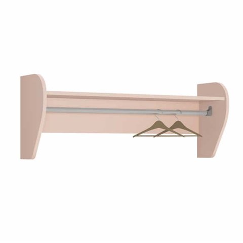 Prateleira Juju Rosa fosco - Reller Móveis