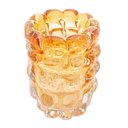 Ver imagem 1 de Vaso Lyor Italy de Vidro Âmbar 12cm x 17cm