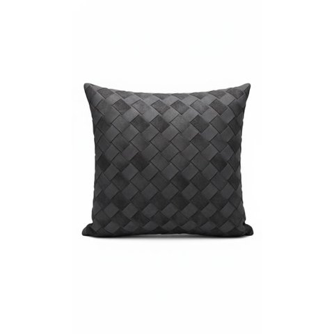 Kit 2 Almofadas Decorativas Luxo para Sofá - Anabel Listrada e Malbec Tressê