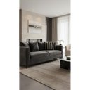 Ver imagem 2 de Kit 2 Almofadas Decorativas Luxo para Sofá - Anabel Listrada e Malbec Tressê