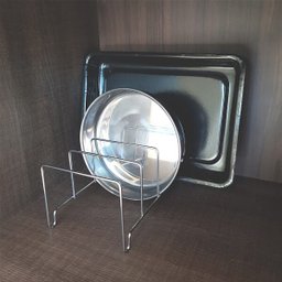 Organizador De Armário Porta Tampa De Panela Travessa Forma - 5
