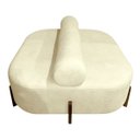 Ver imagem 4 de Poltrona Sofá Ilha Pequeno Lojas Orgânico Dois Lados Bouclé Bege