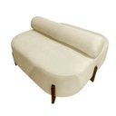 Ver imagem 3 de Poltrona Sofá Ilha Pequeno Lojas Orgânico Dois Lados Bouclé Bege