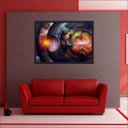 Ver imagem 3 de Quadro Decorativo Abstrato Borboletas Animais Salas Decorações Interiores Com Moldura