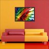 Quadro Decorativo Abstrato Linhas Arte Modernas Salas Decorações Recepção Interiores Com Moldura - 2