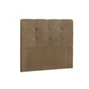 Ver imagem 1 de Cabeceira Cama Box Estofada Solteiro Solteiro Clean Plus Suede Marrom - Simbal