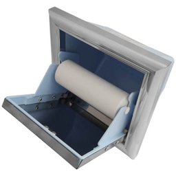 Porta Papel Higiênico de Embutir Banheiro Papeleira Embutido Casa - 3