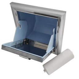 Porta Papel Higiênico de Embutir Banheiro Papeleira Embutido Casa - 4