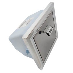 Porta Papel Higiênico de Embutir Banheiro Papeleira Embutido Casa - 2