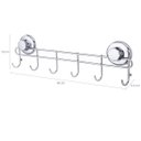 Ver imagem 3 de Gancho Cabide Parede Multiuso Porta Toalhas Roupas Banheiro