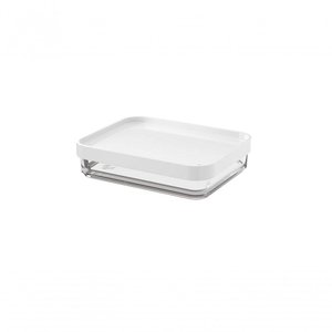 Pote Clear Uno 280ml 13,1x16,7x3,9cm Branco Coza