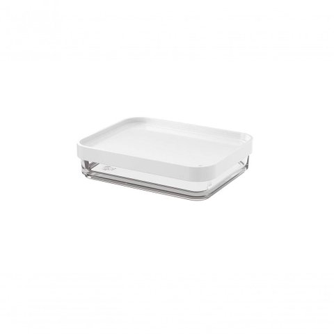 Pote Clear Uno 280ml 13,1x16,7x3,9cm Branco Coza