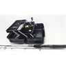 Kit Pesca Completo Vara 1,20m 6kg Molinete Maleta Barato - 12