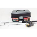 Ver imagem 7 de Kit Pesca Completo Vara 1,20m 6kg Molinete Maleta Barato
