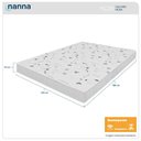 Ver imagem 2 de Colchão Viúva Salta Liso Branco Espuma D23 128x188x14cm