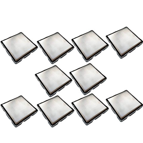 Ralo Oculto Invisivel 15x15 Anti Odor Inox Kit 15 Uni Banheiro Box Cozinha Lavabo Lavanderia Higieni