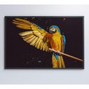 Ver imagem 4 de Quadro Arara Azul 120x80 Cm Adesivo Fotográfico