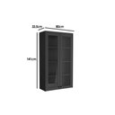 Ver imagem 4 de Armário Aéreo P/ Cozinha Évora Ph 3129 C/ 2 Portas C/ Vidro 80cm Verde - Herval