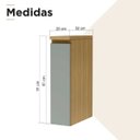 Ver imagem 3 de Balcão Porta-Condimento Nesher Rainha 20cm 100% MDF Verde