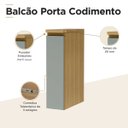 Ver imagem 5 de Balcão Porta-Condimento Nesher Rainha 20cm 100% MDF Verde