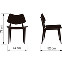 Ver imagem 7 de Kit 6 Cadeiras Asa Base Aço Carbono Preto Fosco Microtexturizado Assento e Encosto em Madeira Fórmic