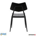 Ver imagem 4 de Kit 6 Cadeiras Asa Base Aço Carbono Preto Fosco Microtexturizado Assento e Encosto em Madeira Fórmic
