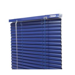 Persiana Horizontal Alumínio Azul (Largura 160 x 140 cm Altura) 25mm - cortina 1,60 x 1,40 m - 3 Persiana Horizontal Alumínio Azul (Largura 160 x 140 cm Altura) 25mm - cortina 1,60 x 1,40 m - 3
