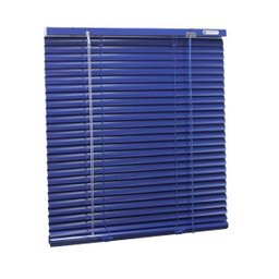 Persiana Horizontal Alumínio Azul (Largura 160 x 140 cm Altura) 25mm - cortina 1,60 x 1,40 m - 2 Persiana Horizontal Alumínio Azul (Largura 160 x 140 cm Altura) 25mm - cortina 1,60 x 1,40 m - 2