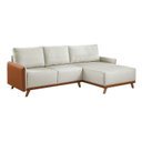 Ver imagem 2 de Sofá 4 Lugares com Chaise Lado Direito 258cm Corino Geribá