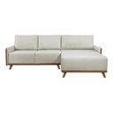 Ver imagem 5 de Sofá 4 Lugares com Chaise Lado Direito 258cm Corino Geribá