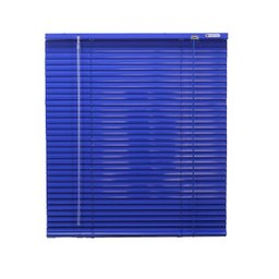 Persiana Horizontal Alumínio Azul (Largura 140 x 160 cm Altura) 25mm - cortina 1,40 x 1,60 m - 1