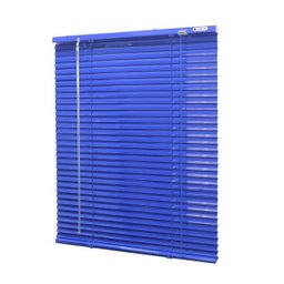 Persiana Horizontal Alumínio Azul (Largura 140 x 160 cm Altura) 25mm - cortina 1,40 x 1,60 m - 3