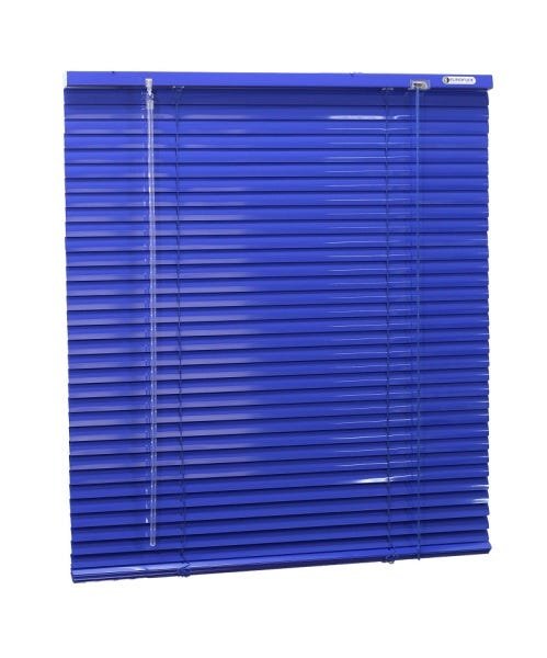 Persiana Horizontal Alumínio Azul (Largura 140 x 160 cm Altura) 25mm - cortina 1,40 x 1,60 m - 2